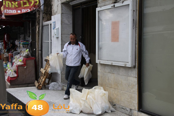  زمام المبادرة: زوجان يتبرعان لجمعية يافا لإطعام 60 عائلة يافية 